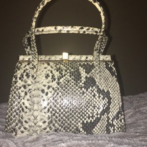 Snakeskin purse